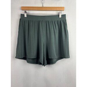 Women’s Small Eberjay Olive Green Bamboo Lounge Shorts